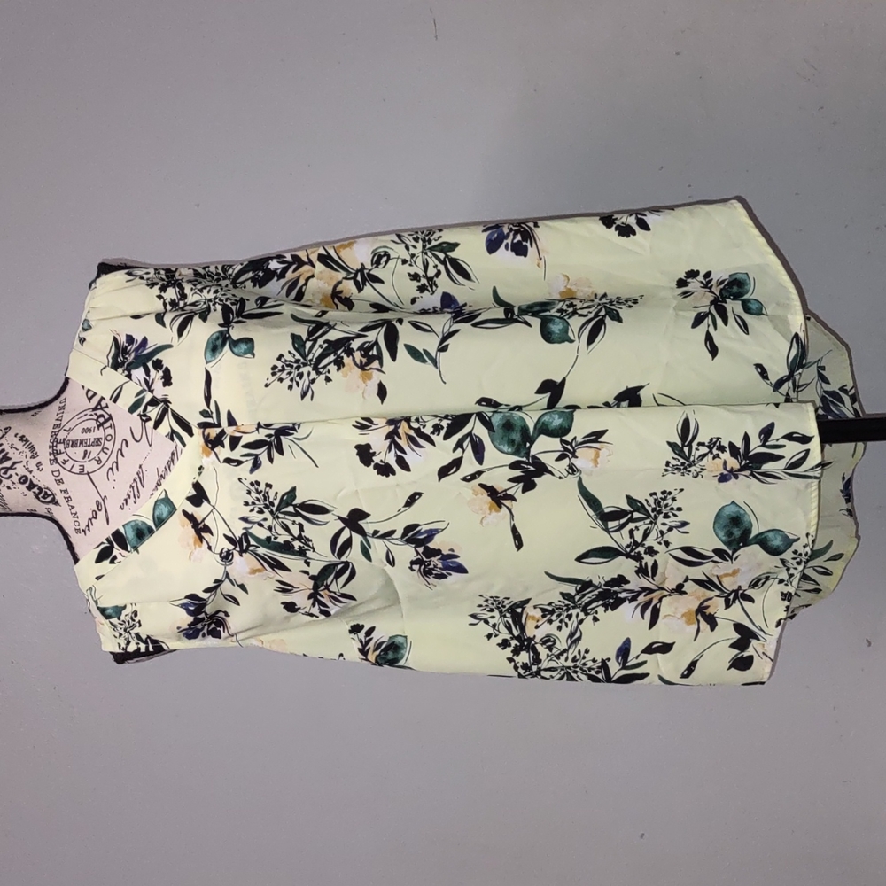 EVRI Sleeveless top 0X floral/tropical